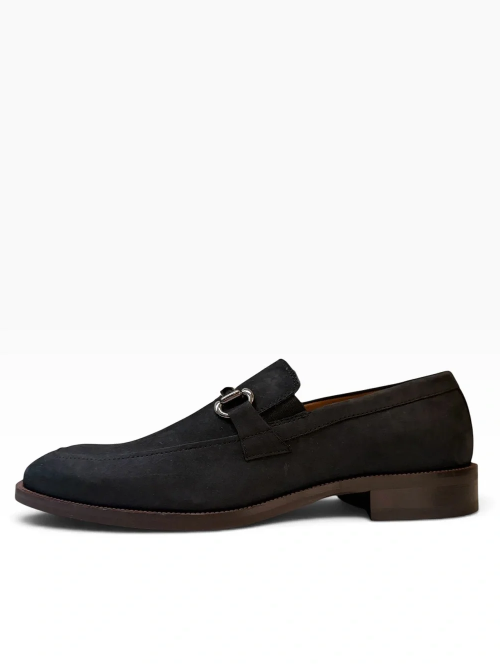 Johnston & Murphy Everett Black Nubuck Horsebit Loafers Men’s 9.5M NWOT